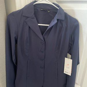 Kerrits Women's Show Coat Jacket Navy Small NWT
